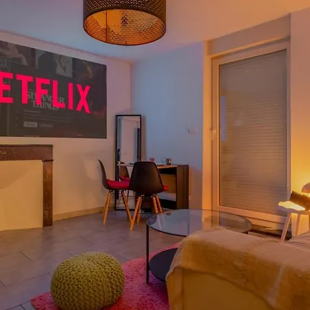 公寓 La Luna, Detente Et Jacuzzi Prive A 南锡